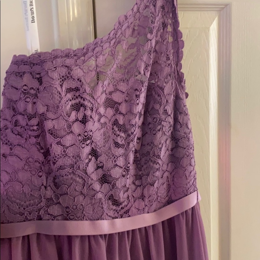 Lacy, Flowy Purple Dress